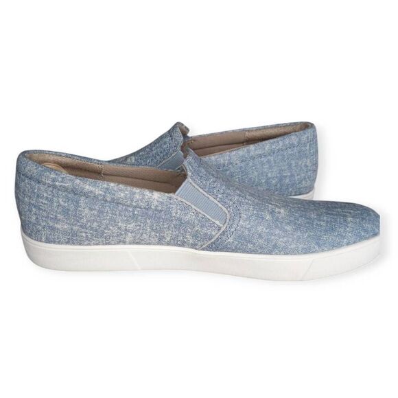 NATURALIZER MARIANNE SLIP ON SNEAKER CLEAR BLUE SKY SUEDE SZ.10 EUC. - Picture 7 of 8